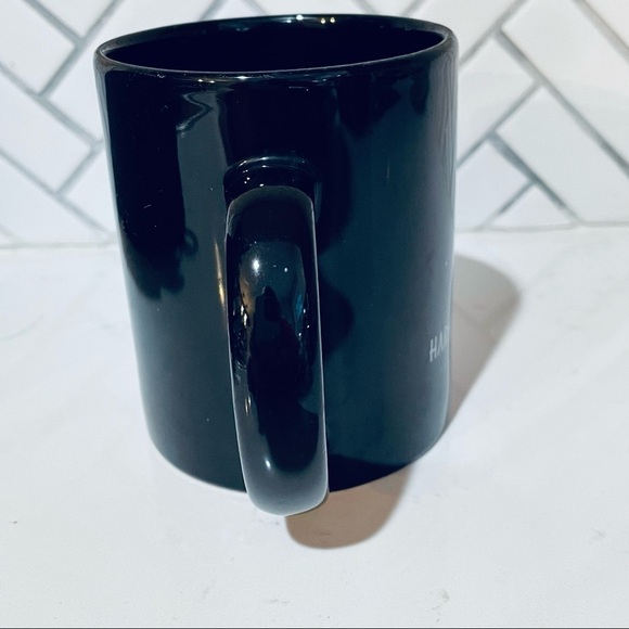 Vintage HD Harley-Davidson Motorcycles Bald Eagle Black Coffee Cup Mug 1997 - Picture 5 of 6